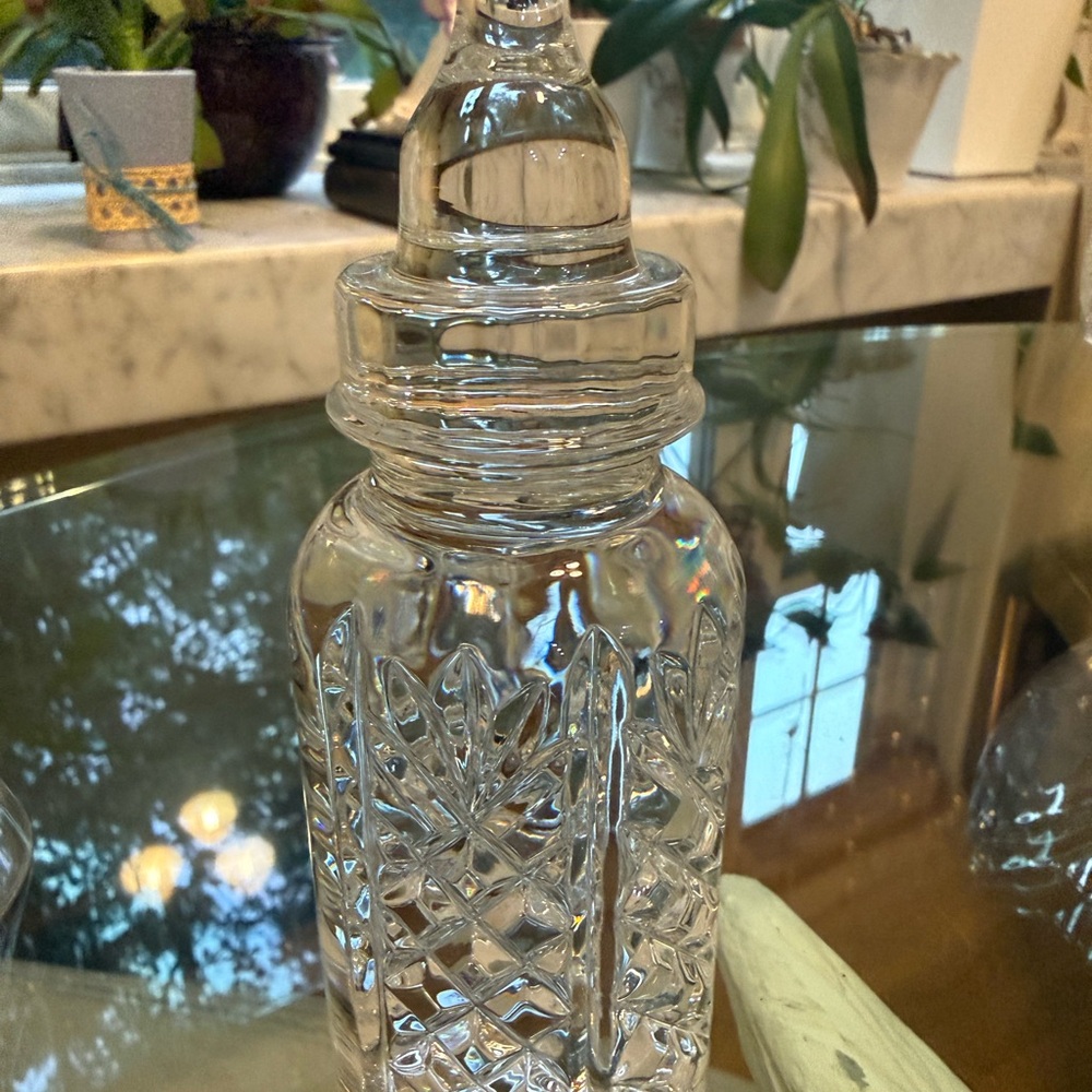 Vintage Crystal Baby Bottle